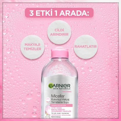 Garnier Micellar Kusursuz Makyaj Temizleme Suyu 400 ML