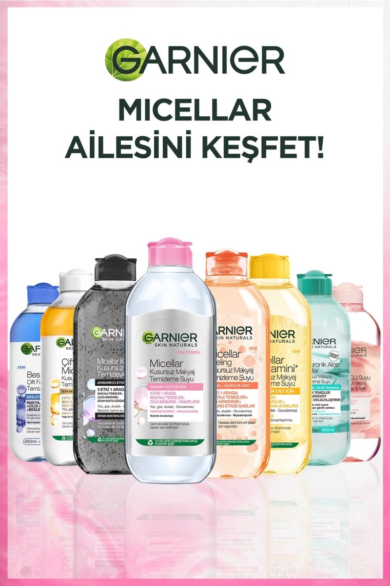 Garnier Micellar Kusursuz Makyaj Temizleme Suyu 400 ML