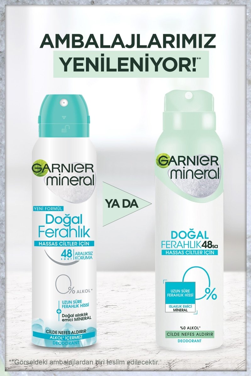 Garnier Mineral Doğal Ferahlık Spray Deodorant