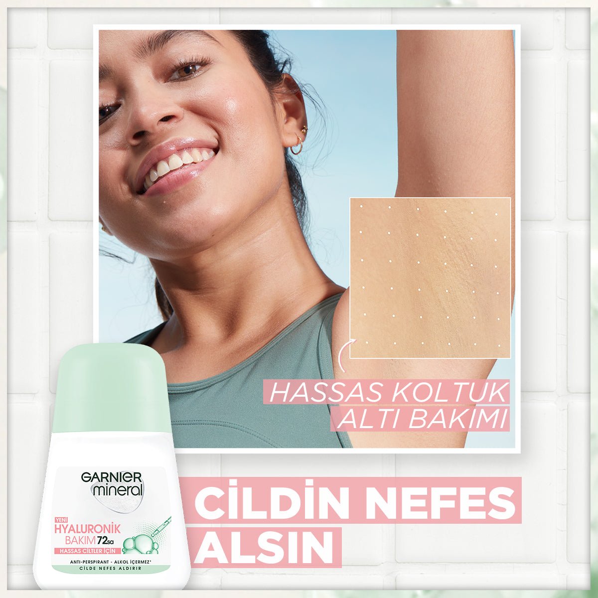 Garnier Mineral Hyaluronik Bakım Roll-on Deodorant