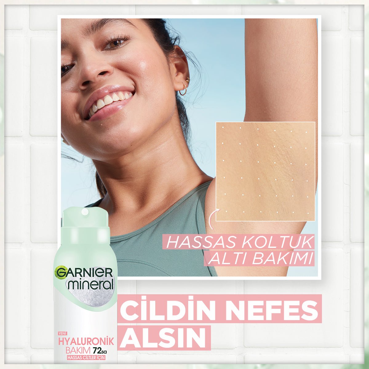 Garnier Mineral Hyaluronik Bakım Sprey Deodorant