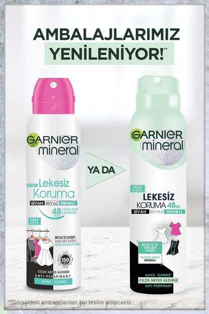 Garnier Mineral Lekesiz Koruma Ferah Koku Spray Deodorant