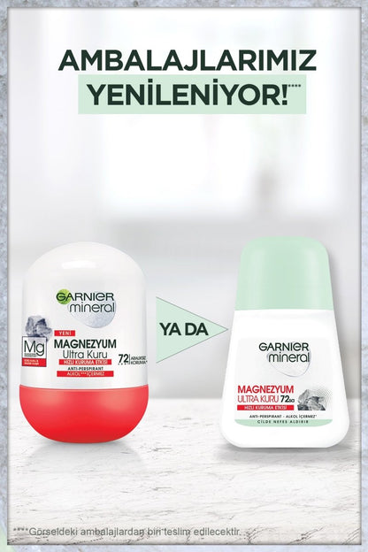 Garnier Mineral Magnezyum Ultra Kuru Roll-on