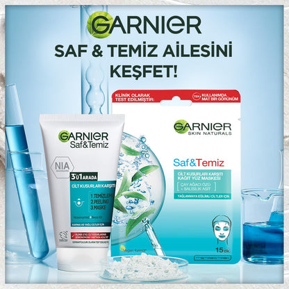 Garnier Saf &amp; Temiz Yağlanma ve Pürüzlere Karşı 3&