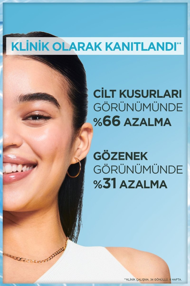 Garnier Saf ve Temiz BHA Niasinamid Günlük Güneş Koruyucu Fluid Yüz Kremi SPF50+ 40ml