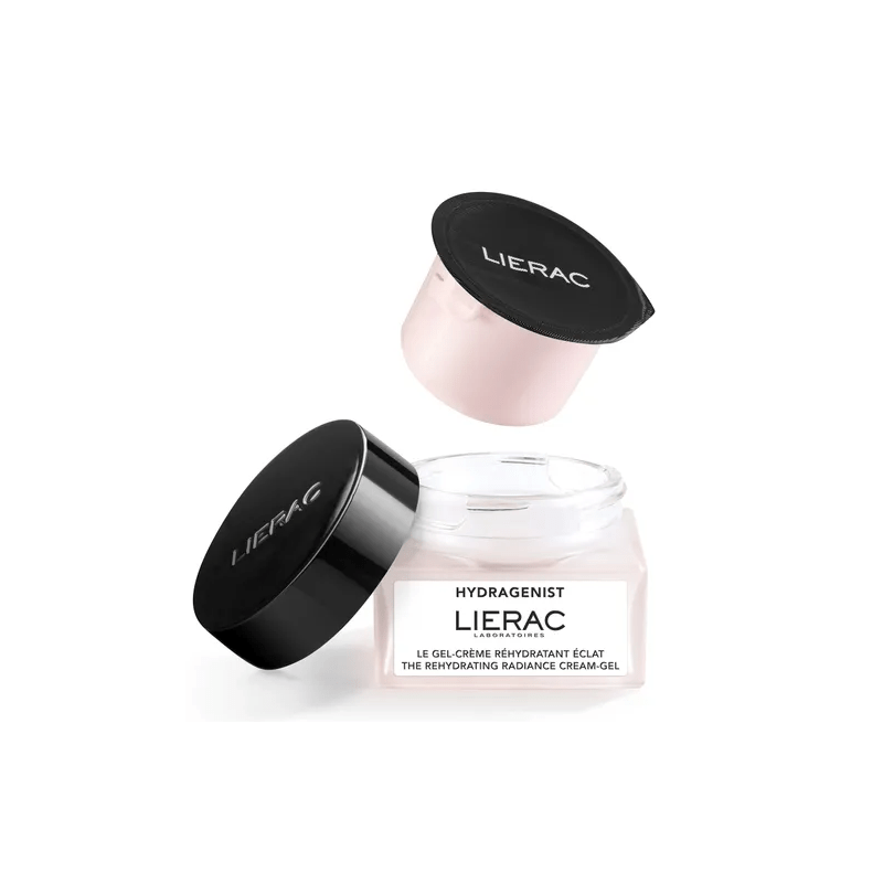 Lierac Hydragenist The Rehdyrating Normal ve Karma Ciltler için Işıltı Veren Jel Krem Yedek Kapsül 50ml