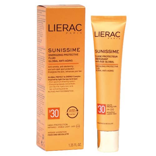 Lierac Yüz ve Dekolte Bölgesi İçin Global Yaşlanma Karşıtı Güneş Kremi SPF30 40ml