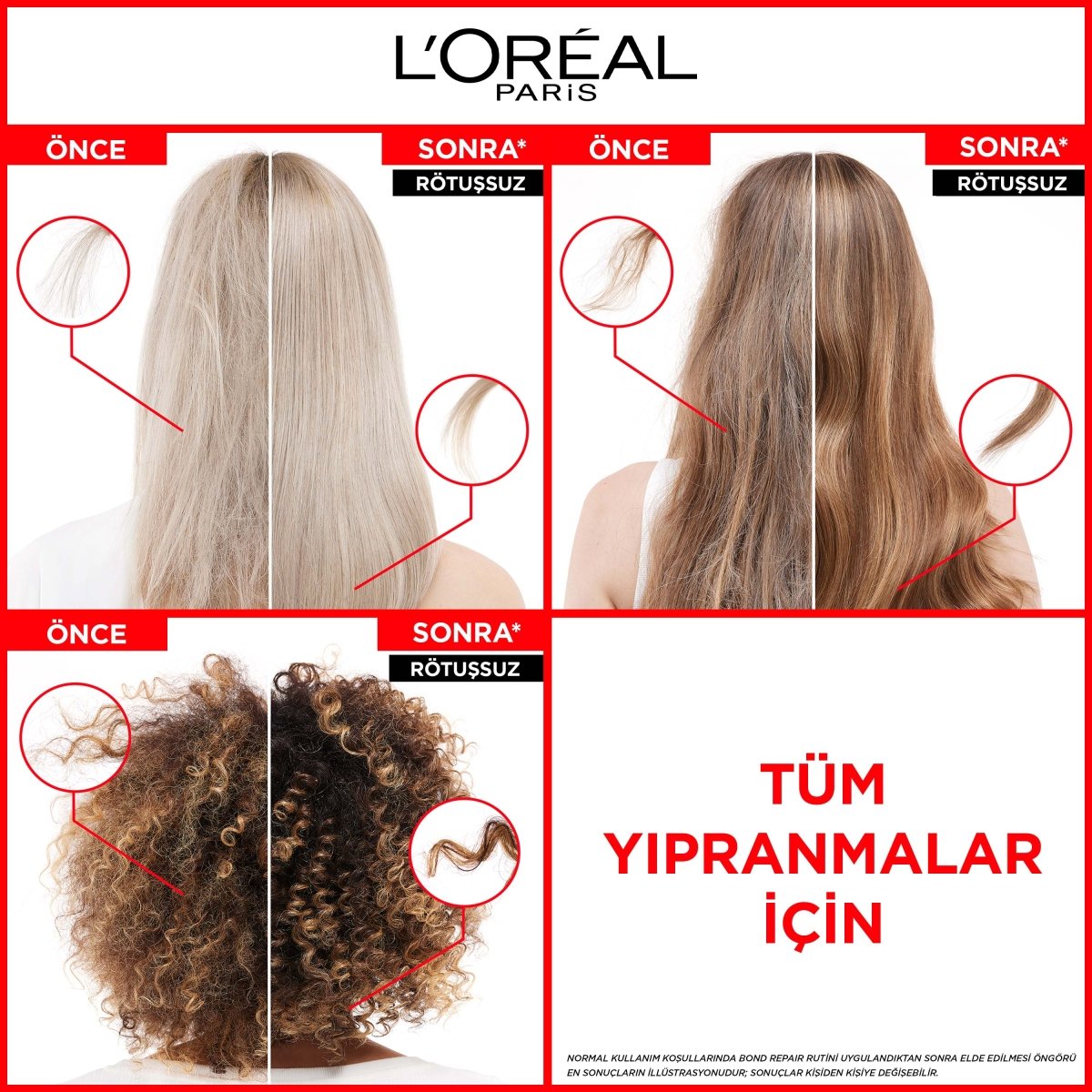 Loreal Paris Bond Repair Tüm Yıpranmalar için Saç Bağlarını Güçlendirici Şampuan 200 ml