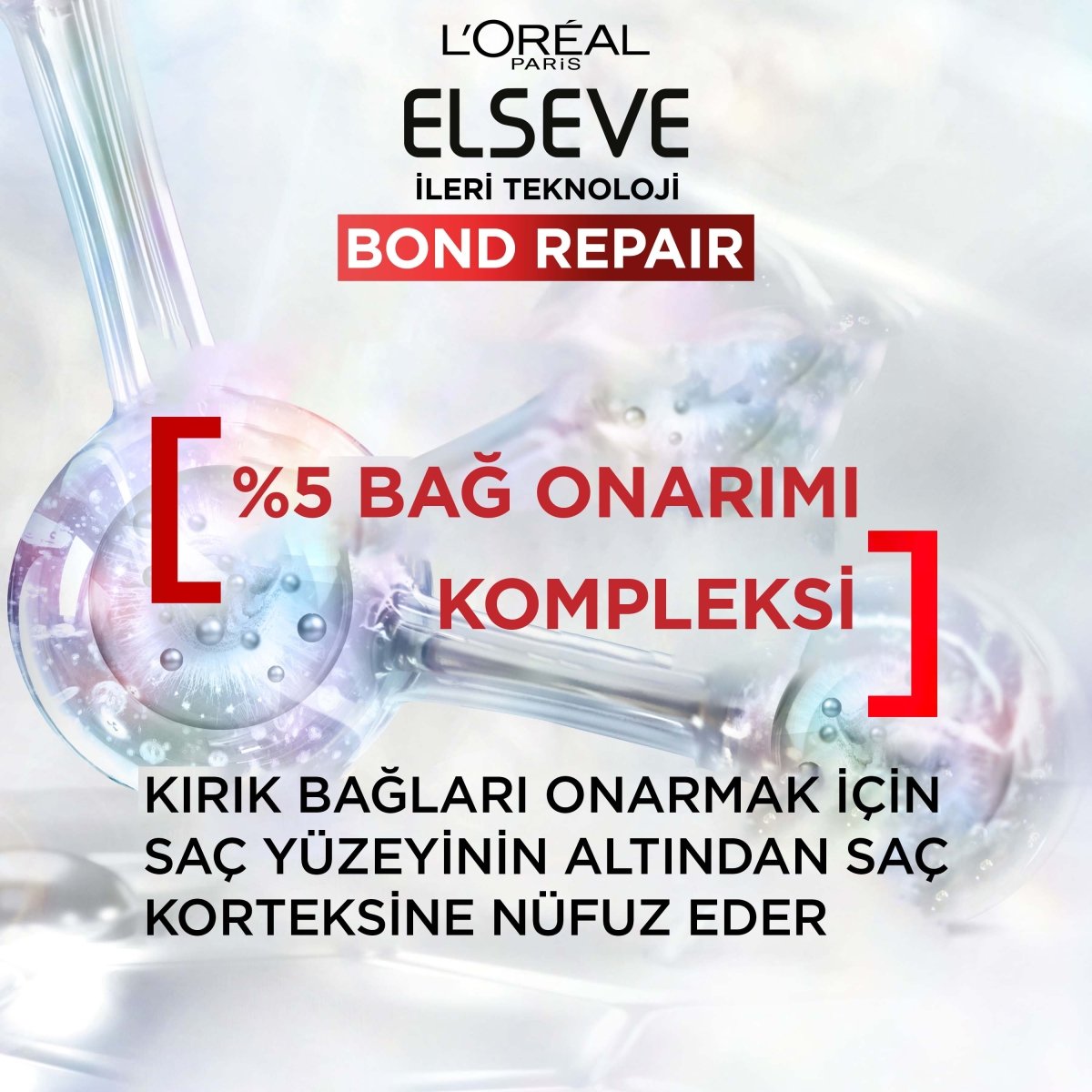 Loreal Paris Bond Repair Tüm Yıpranmalar için Saç Bağlarını Güçlendirici Şampuan 200 ml