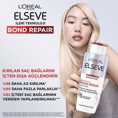 Loreal Paris Bond Repair Tüm Yıpranmalar için Saç Bağlarını Güçlendirici Şampuan 200 ml