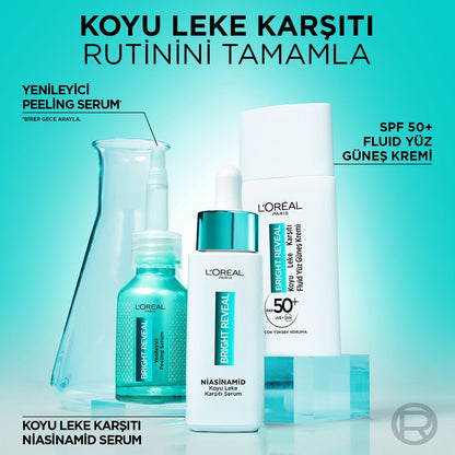 Loreal Paris Bright Reveal Koyu Lekelere Karşı Hızlı Etkili Yenileyici Peeling Serum 25% [AHA + BHA + PHA] 25ml