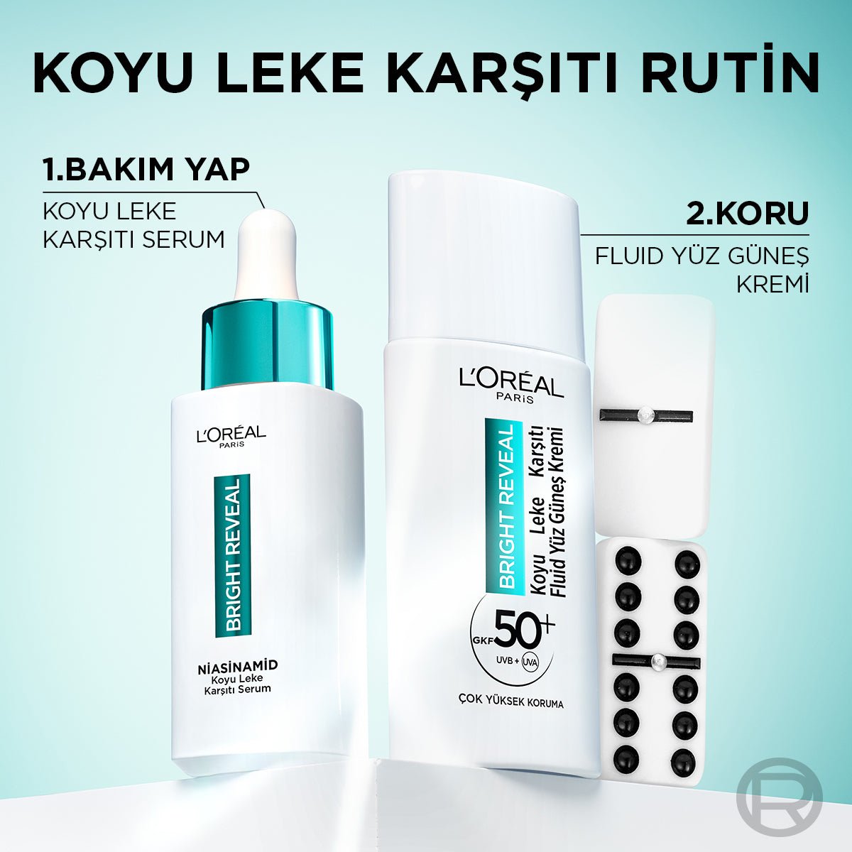Loreal Paris Bright Reveal Spf 50+ Koyu Leke Karşıtı Fluid Günlük Yüz Güneş Kremi 50ml