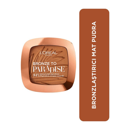 Loreal Paris Bronze to Paradise Mat Bronzlaştırıcı Pudra 03 Back to Bronze