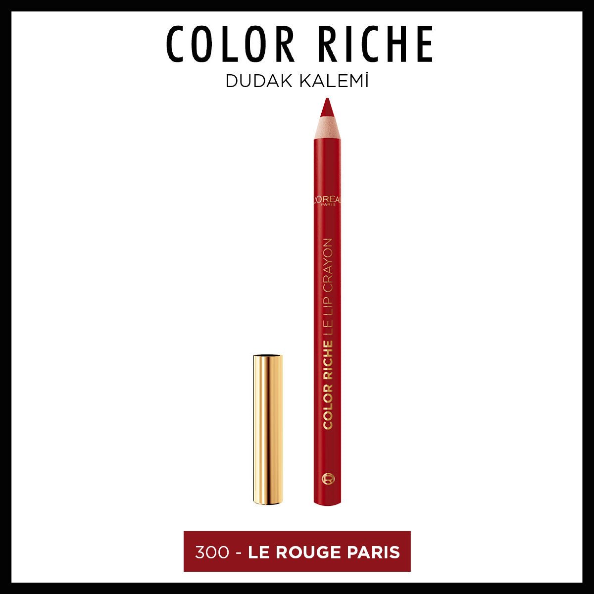 Loreal Paris Color Riche Dudak Kalemi - 300 Le Rouge Paris