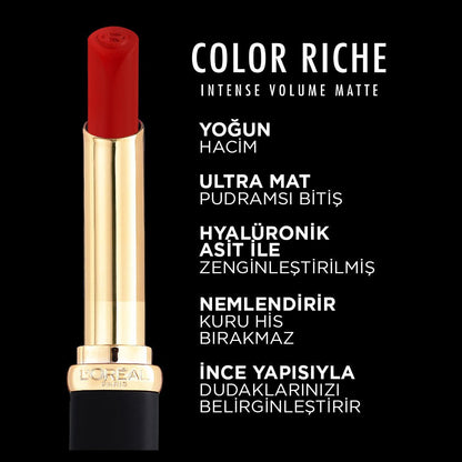 Loreal Paris Color Riche Intense Volume Matte Ruj - 200 Orange Stand Up