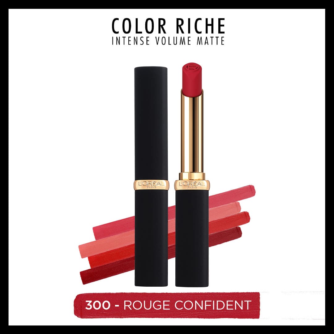 Loreal Paris Color Riche Intense Volume Matte Ruj -  300 Rouge Confident