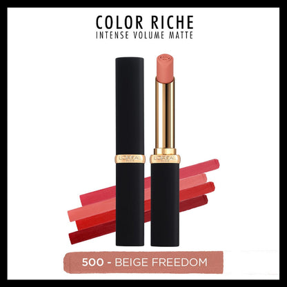 Loreal Paris Color Riche Intense Volume Matte Ruj - 500 Beige Freedom