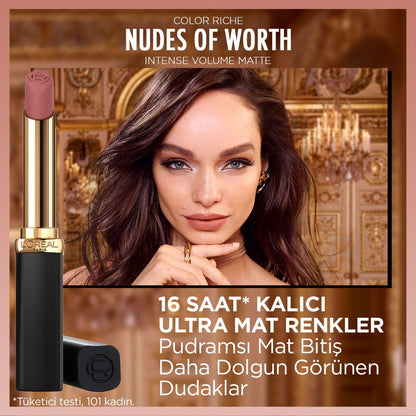 Loreal Paris Color Riche Intense Volume Matte Ruj -  570 Worth It (Intense)