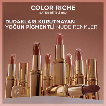 Loreal Paris Color Riche Saten Bitişli Ruj - 110 Made in Paris