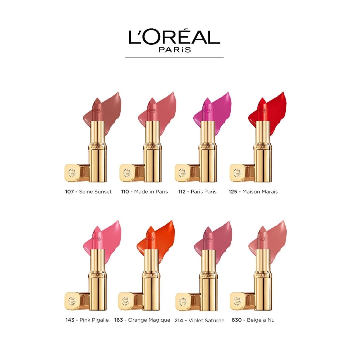 Loreal Paris Color Riche Saten Bitişli Ruj 125 Maison Marais - Kırmızı