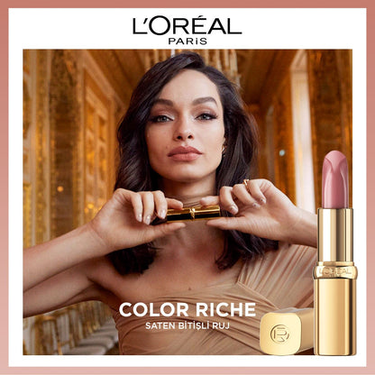 Loreal Paris Color Riche Saten Bitişli Ruj - 505 Nude Resilient
