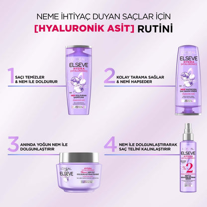 Loreal Paris Elseve Hydra [Hyaluronic] Nem ile Dolgunlaştıran Serum 150ml
