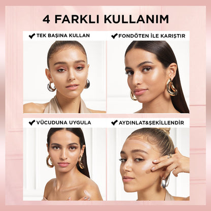 Loreal Paris Glotion All-In-One Doğal Işıltı 901 - Fair Glow 40 ml