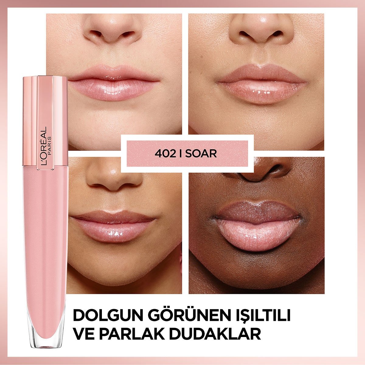 Loreal Paris Glow Paradise Balm in Gloss - Işıltı Veren Parlatıcı 402 I Soar