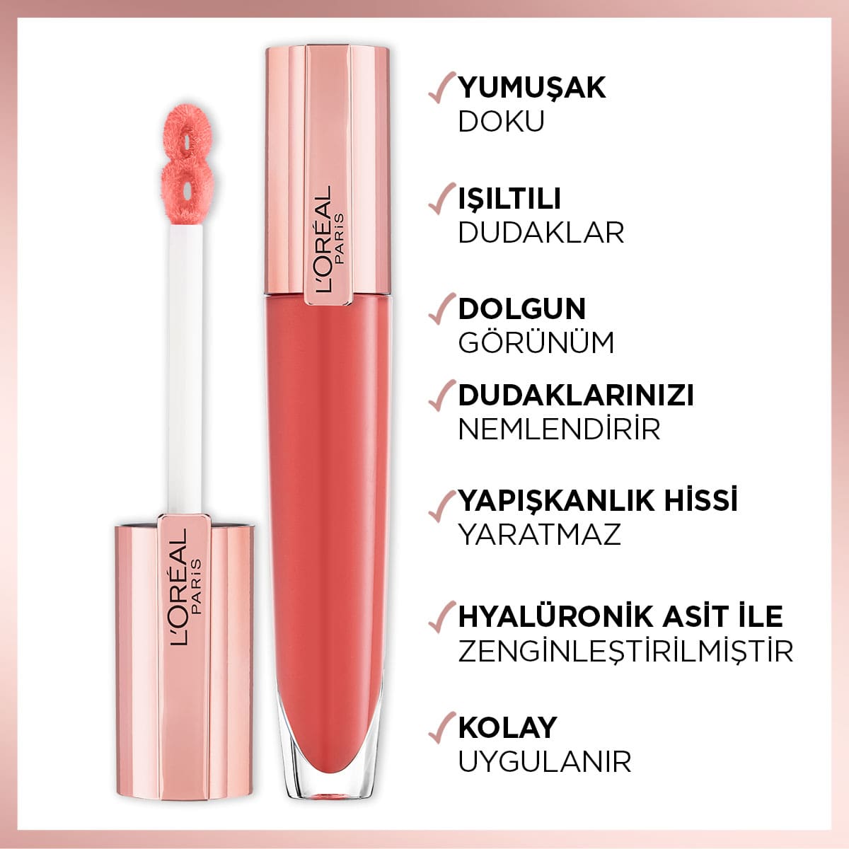 Loreal Paris Glow Paradise Balm in Gloss - Işıltı Veren Parlatıcı 410 I Inflate
