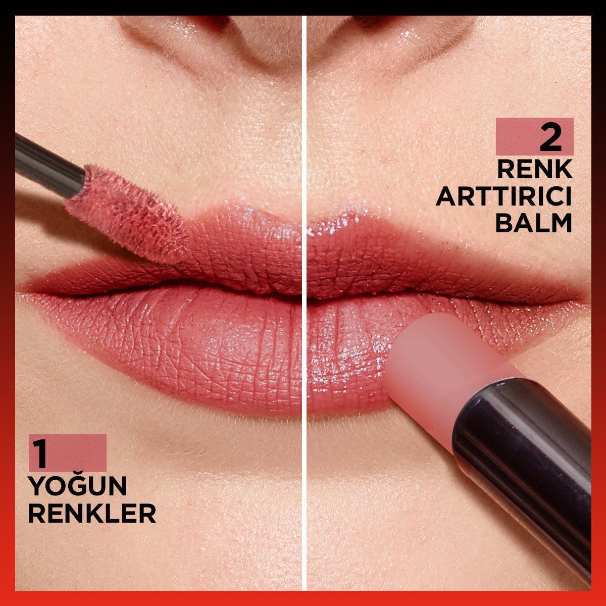 Loreal Paris Infaillible 2-Step 24 Saat Kalıcı Likit Ruj &amp; Balm - 312 Incessant Russet