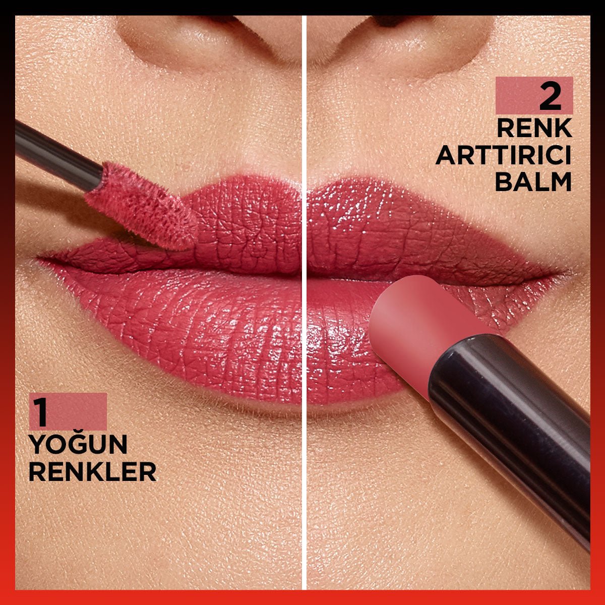 Loreal Paris Infaillible 2-Step 24 Saat Kalıcı Likit Ruj &amp; Balm - 805 Wine Stain