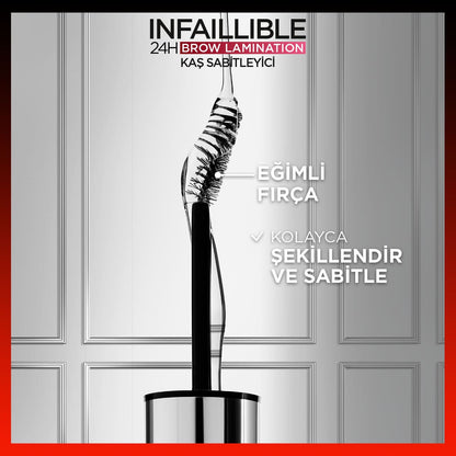 Loreal Paris Infaillible 24H Brow Lamination Şeffaf Kaş Sabitleyici