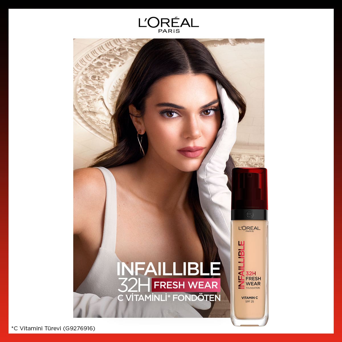 Loreal Paris Infaillible 32H Fresh Wear C Vitaminli Fondöten - 140 Golden Beige