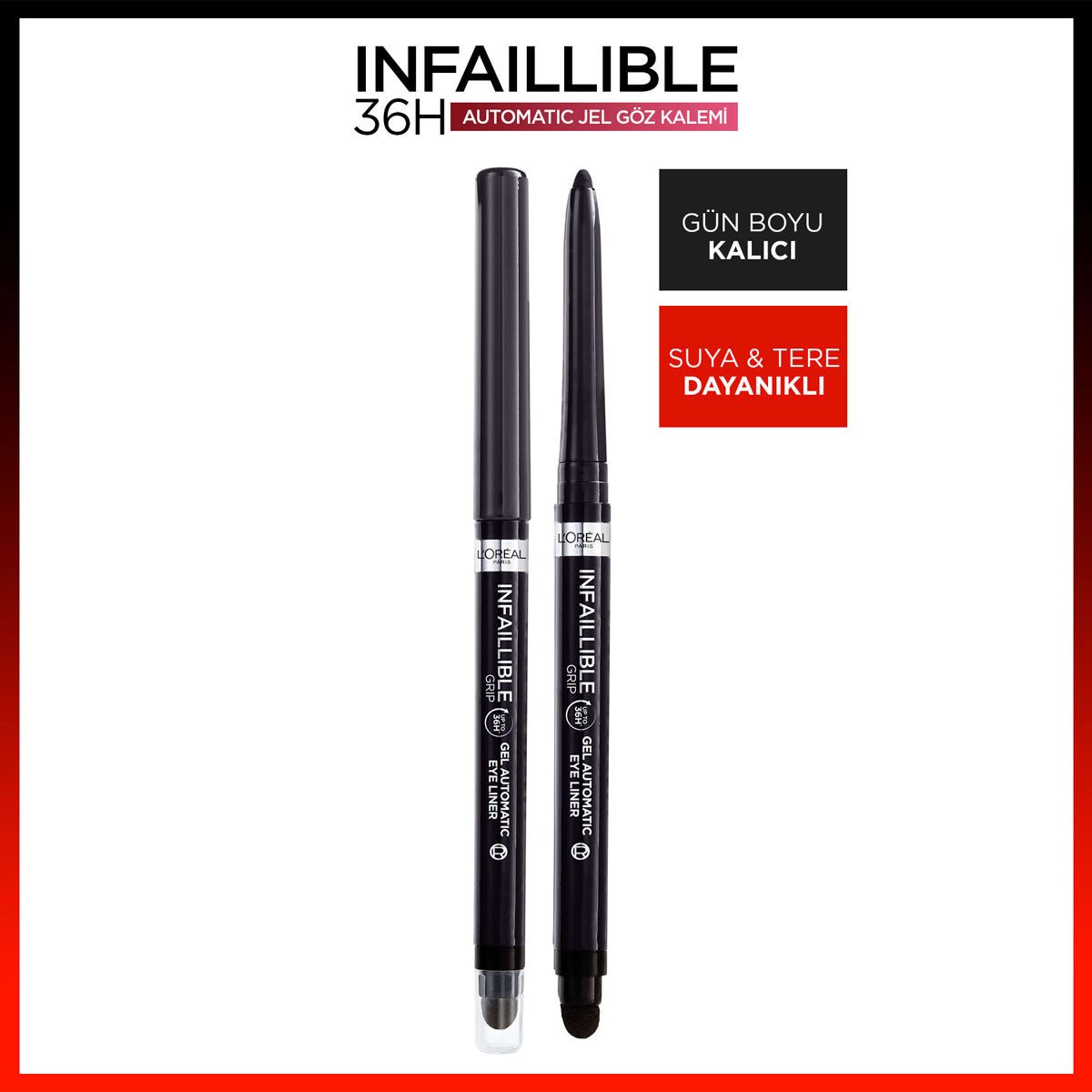 Loreal Paris Infaillible Automatic Jel Göz Kalemi - Mat Siyah