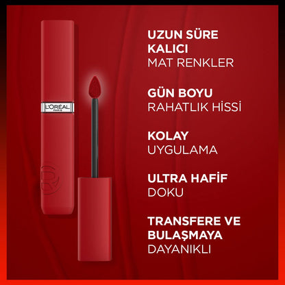 Loreal Paris Infaillible Matte Resistance Likit Mat Ruj - 230 Shopping Spree