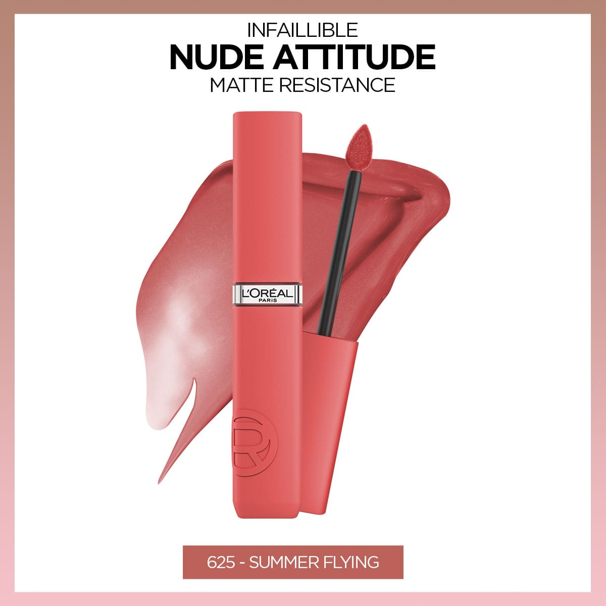 Loreal Paris Infaillible Matte Resistance Likit Mat Ruj - 625 Summer Flying