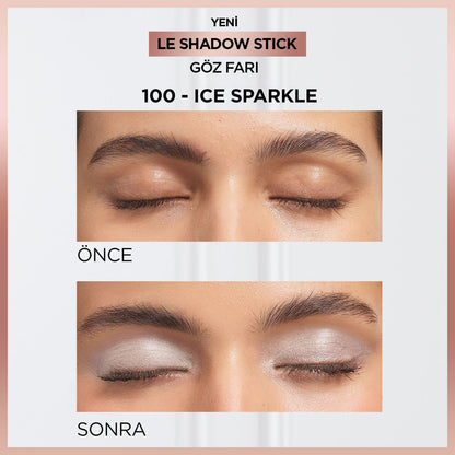 Loreal Paris Le Shadow Stick Göz Farı - 100 Ice Sparkle