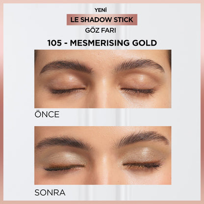 Loreal Paris Le Shadow Stick Göz Farı - 105 Mesmerizing Gold
