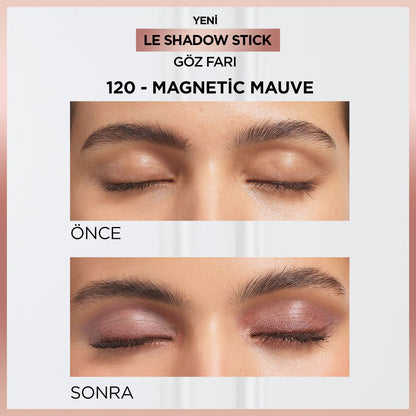 Loreal Paris Le Shadow Stick Göz Farı - 120 Magnetic Mauve