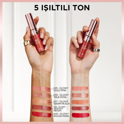 Loreal Paris Lumi Blush Likit Allık - 635 Glowy Worth It Medium