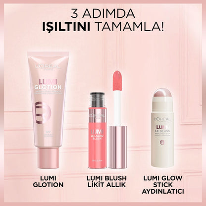Loreal Paris Lumi Blush Likit Allık - 640 Glowy Rouge Paris