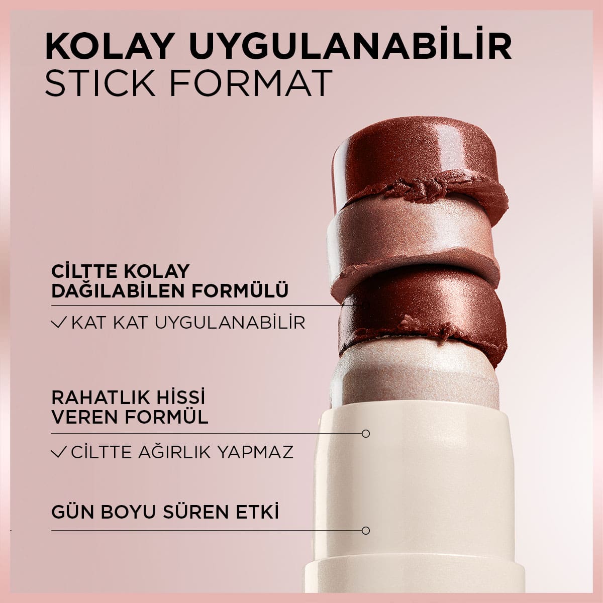 Loreal Paris Lumi Glass Islak Bitişli Stick Aydınlatıcı - 620 Glassy Pink Ballet