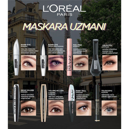 Loreal Paris Mega Volume Collagene 24H Siyah Maskara
