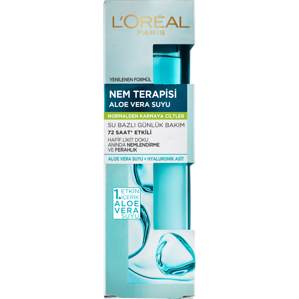 Loreal Paris Nem Terapisi Aloe Vera Suyu Normalden Karmaya Ciltler 70 ml