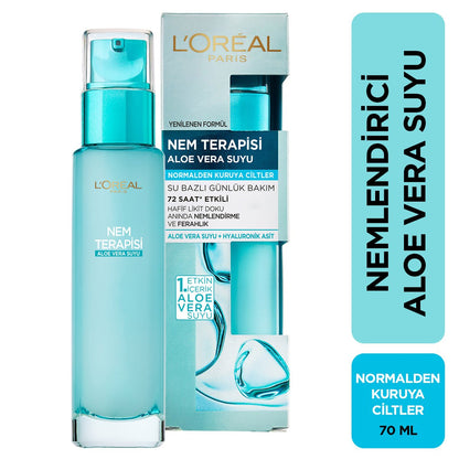 Loreal Paris Nem Terapisi Aloe Vera Suyu Normalden Kuruya Ciltler 70 ml