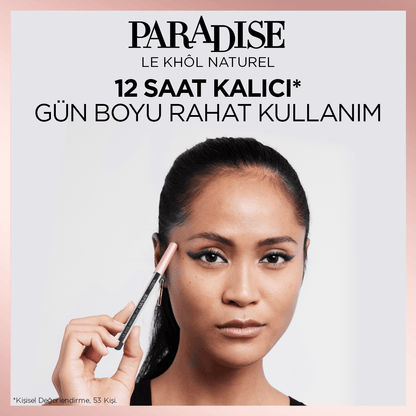 Loreal Paris Paradise Le Khol Göz Kalemi 101 Midnight Black Siyah Göz Kalemi