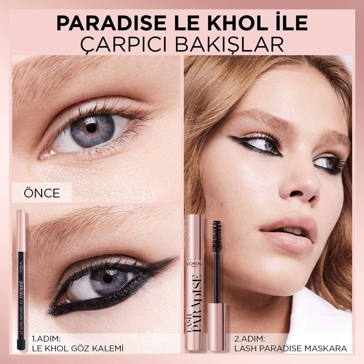 Loreal Paris Paradise Le Khol Göz Kalemi 102 Pure Espresso Kahverengi Göz Kalemi