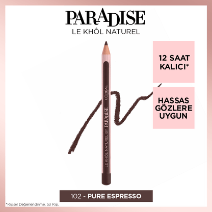 Loreal Paris Paradise Le Khol Göz Kalemi 102 Pure Espresso Kahverengi Göz Kalemi
