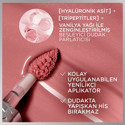 Loreal Paris Plump Ambition Hyaluron Lip Oil Besleyici ve Nemlendirici Dudak Parlatıcısı - 601 Worth It