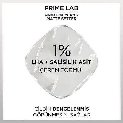 Loreal Paris Prime Lab Matte Setter Matlaştırıcı Salisilik Asit İçeren Primer